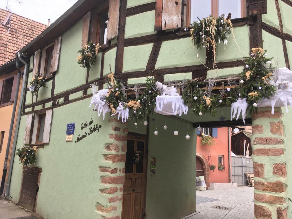 Gite Chez "Mamie Schlop" Kientzheim Exteriör bild